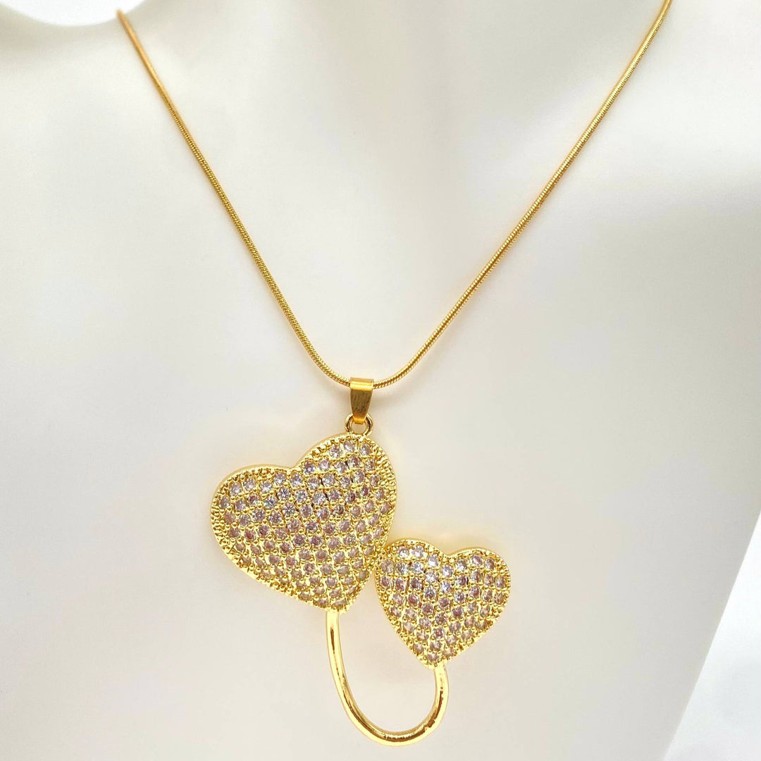 CADENA DOBE CORAZON