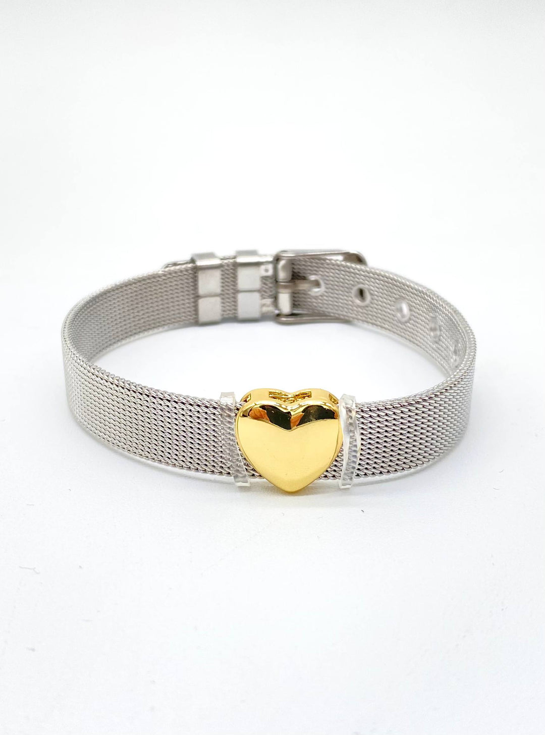 PULSO ACERO INOXIDABLE CON CORAZON