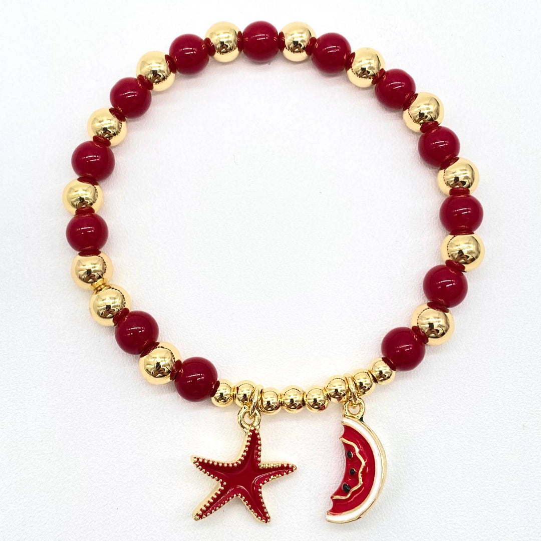 PULSERA SANDIA CON ESTRELLA DE MAR