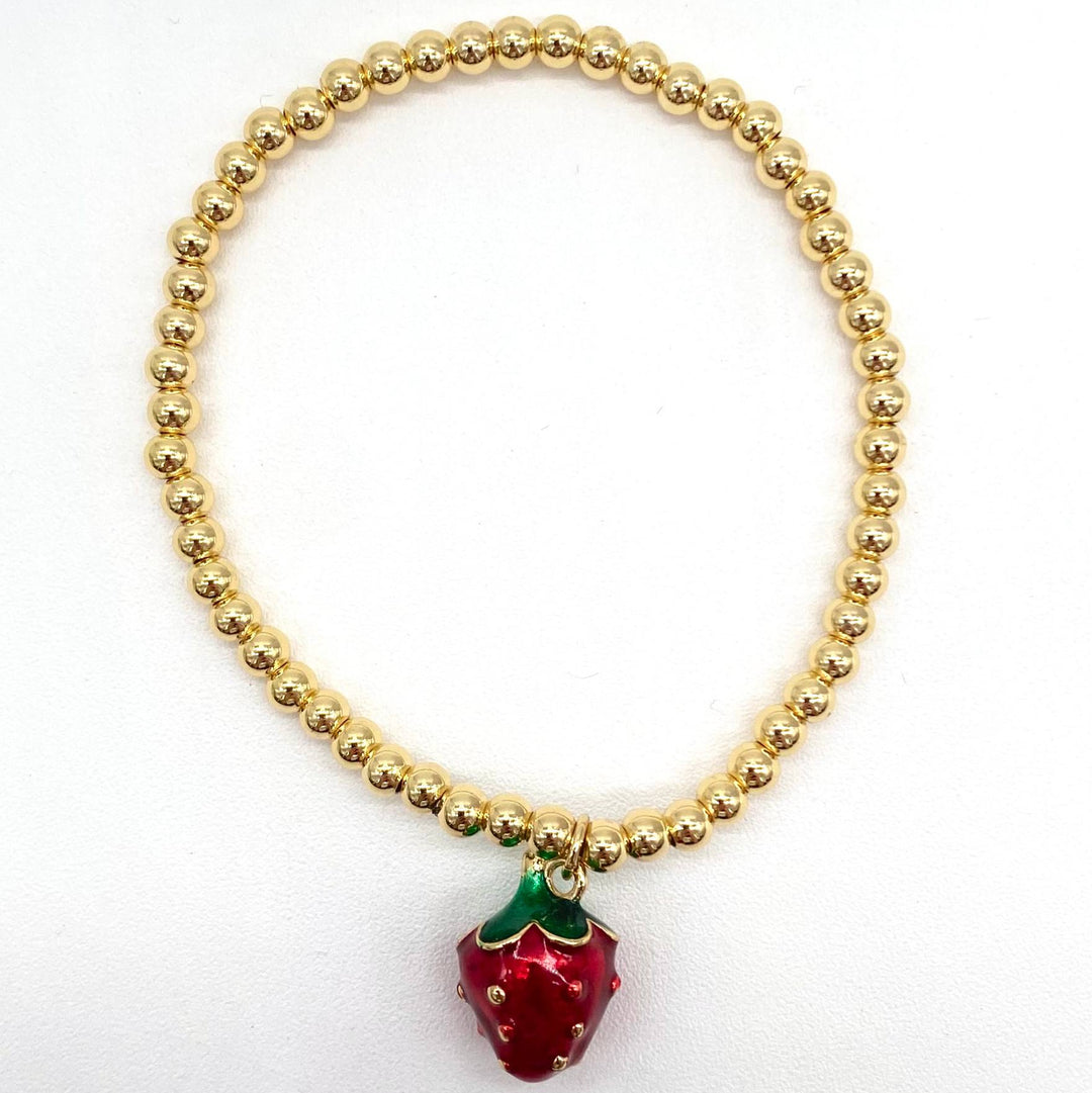PULSERA BOLAS CON FRESA