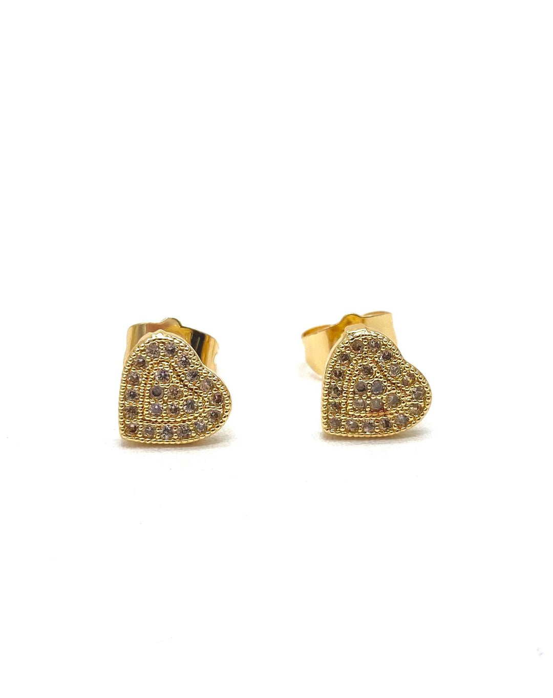 BROQUEL CORAZON CHAPA DE ORO 18K