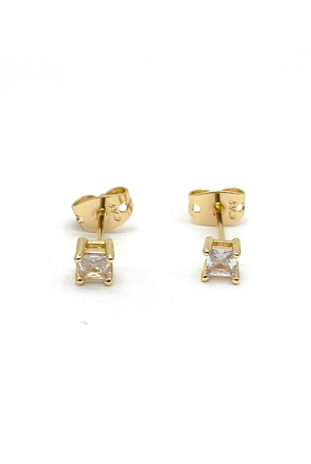 BROQUEL DE ORO 18K CUADRO