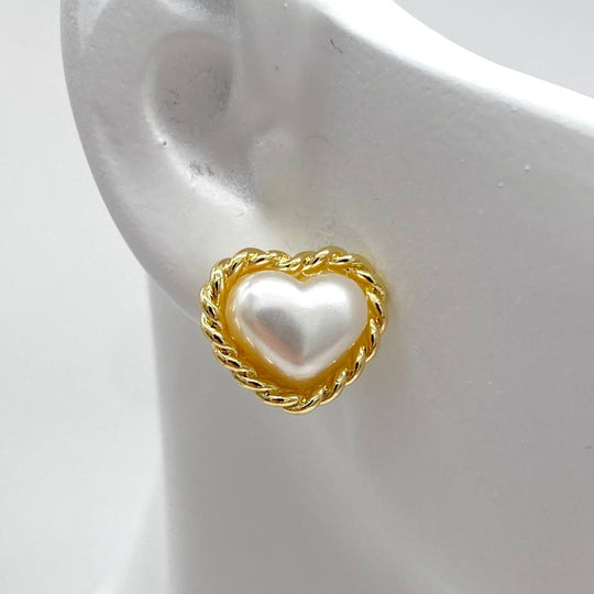 ARETE CORAZON PERLA TRENZADO