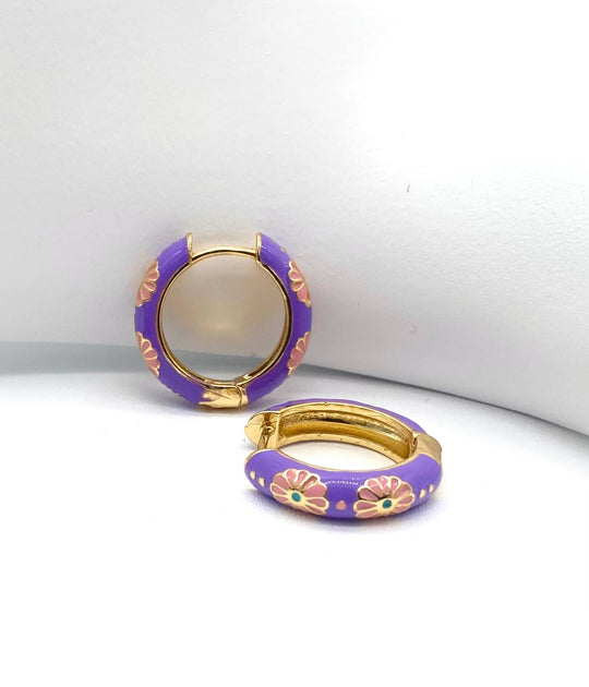 HUGGIE ESMALTADO MORADO