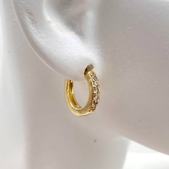HUGGIE CHAPA DE ORO 18K