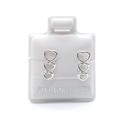 BROQUEL TRES CORAZONES PLATA 925