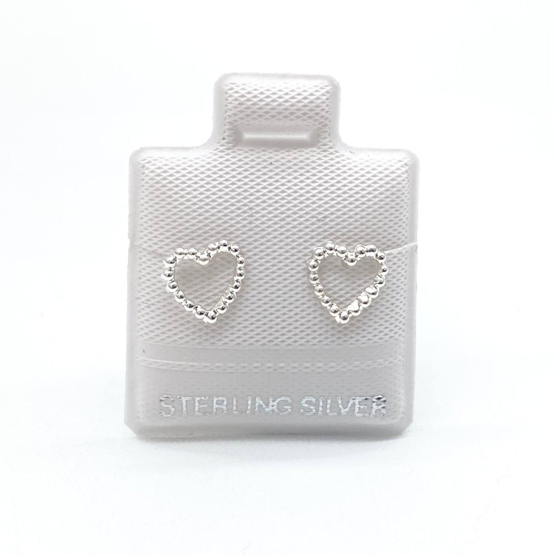 BROQUEL CORAZON SILUETA BOLITAS