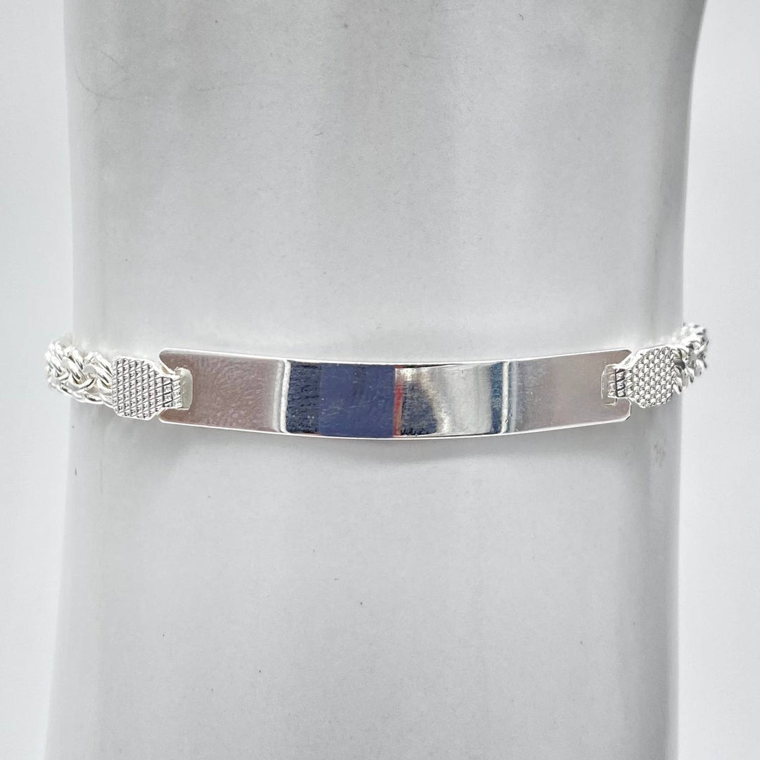 ESCLAVA TEJIDO CHINO PLATA 925