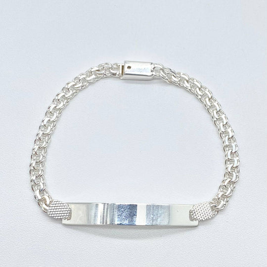 ESCLAVA TEJIDO CHINO PLATA 925
