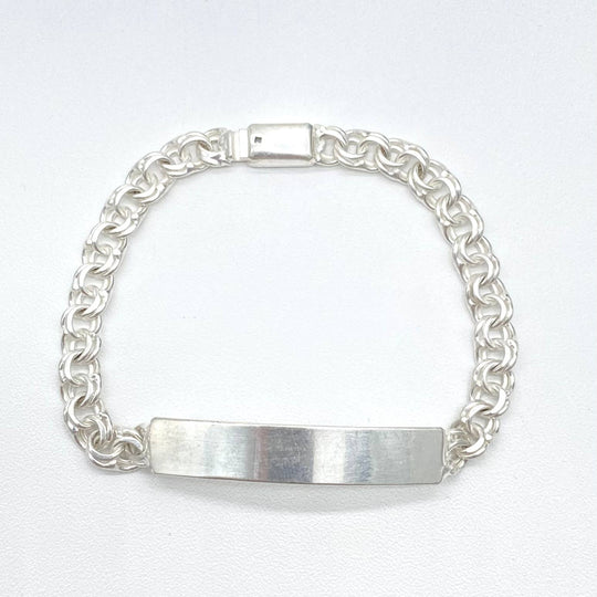 ESCLAVA TEJIDO CHINO PLATA 925