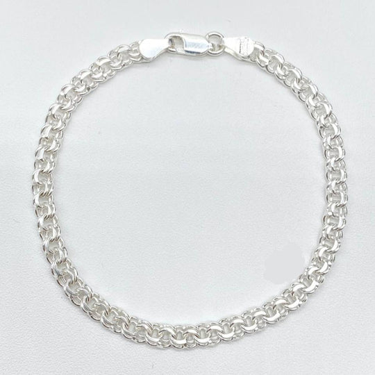 PULSO TEJIDO CHINO PLATA 925