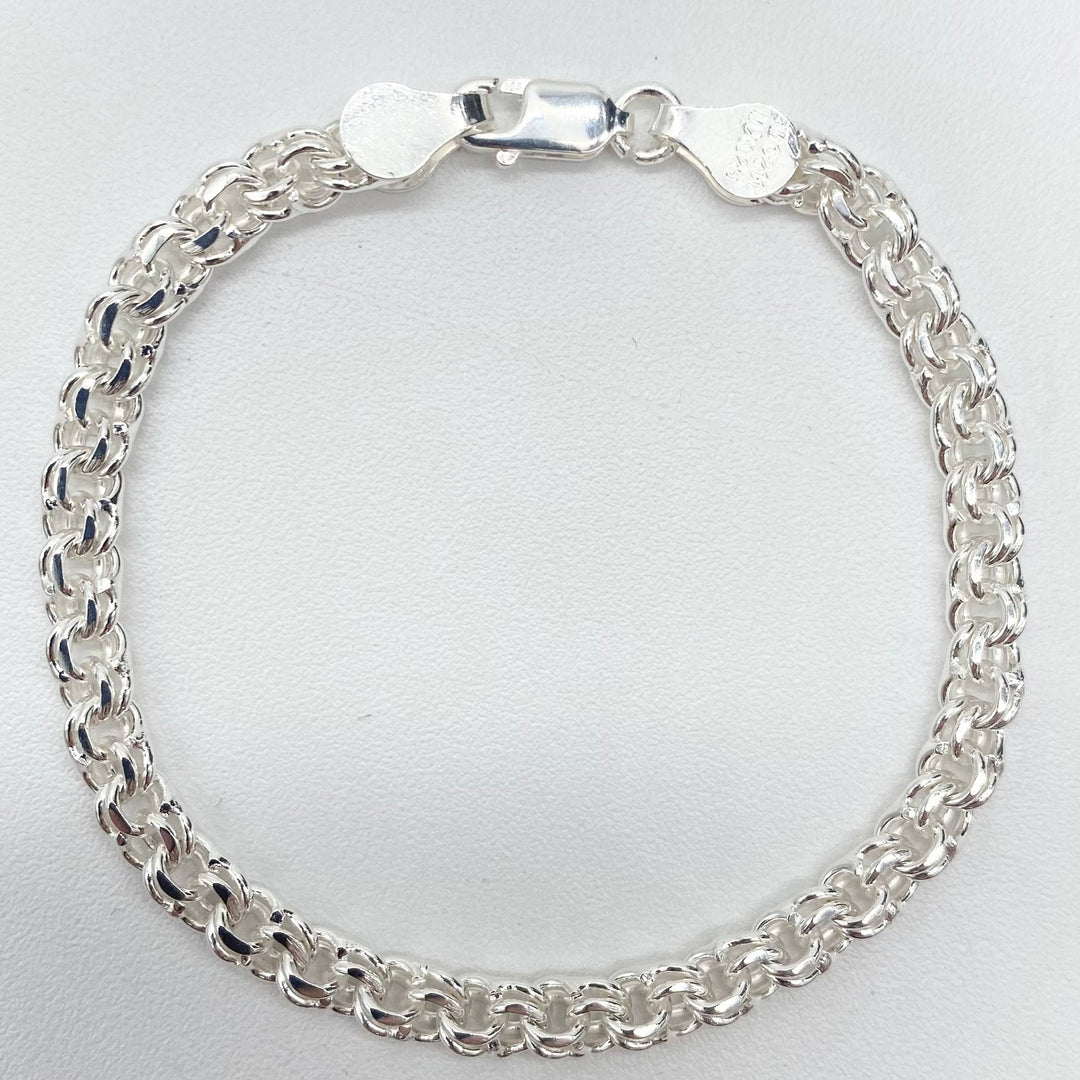 PULSO TEJIDO CHINO PLATA 925