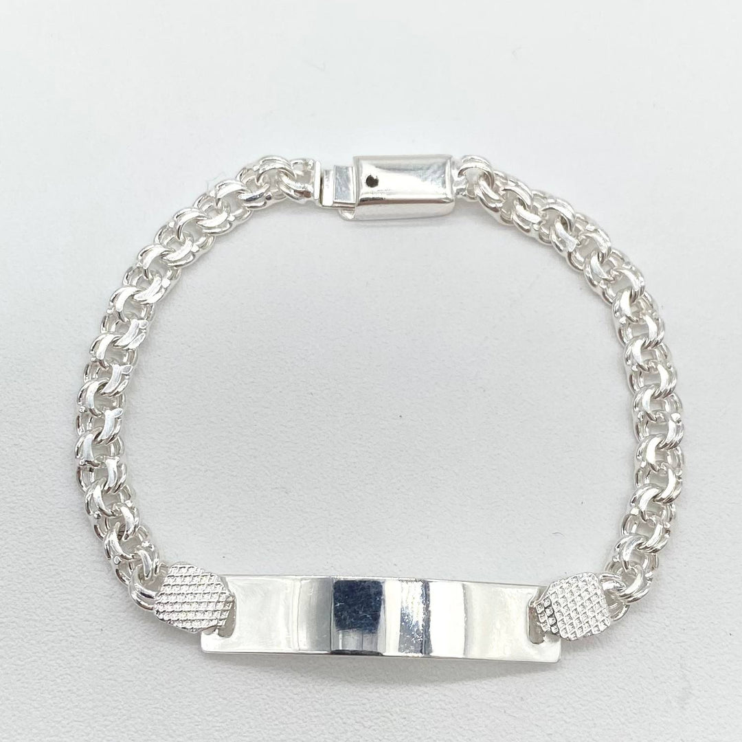 ESCLAVA TEJIDO CHINO PLATA 925