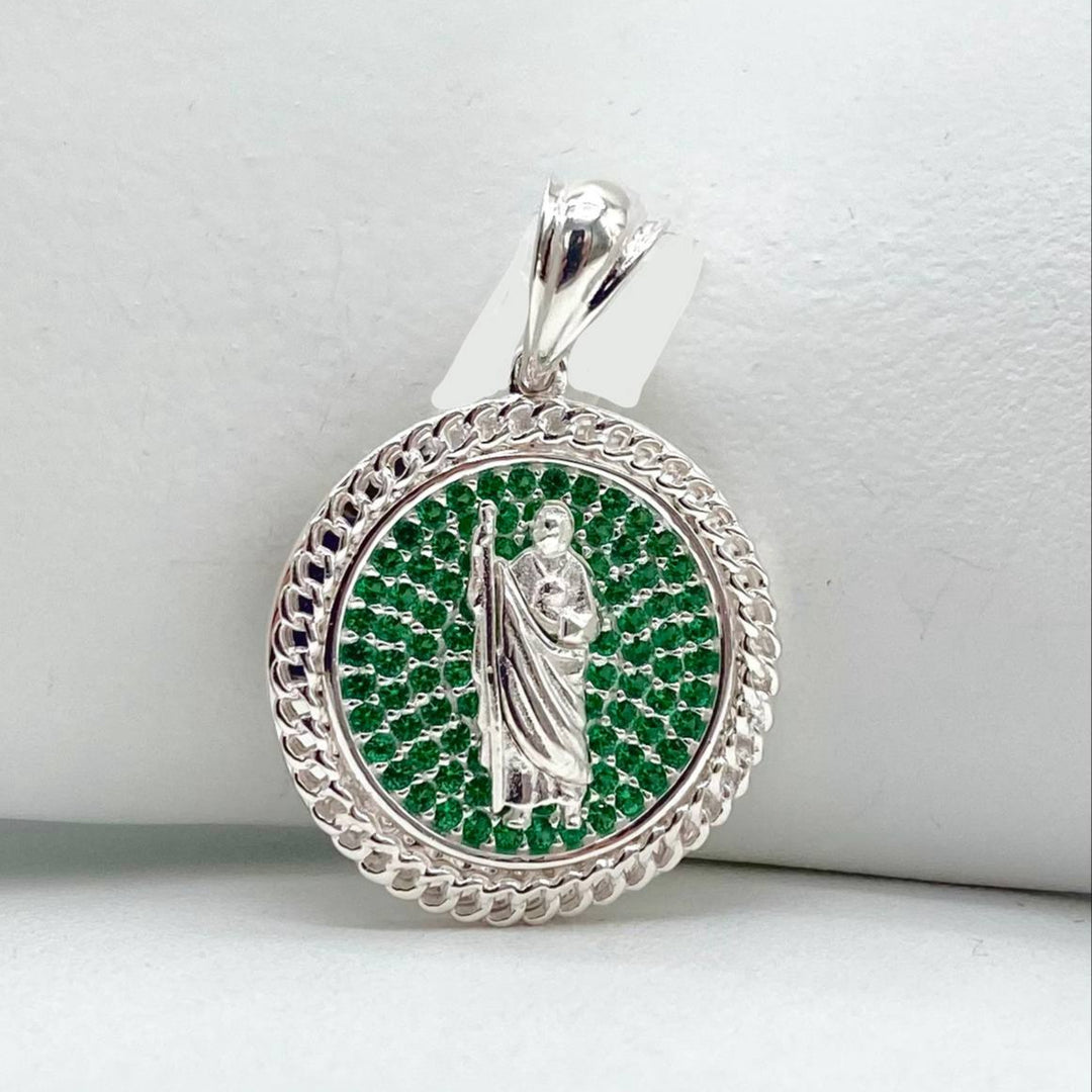 MEDALLA SAN JUDAS PLATA 925