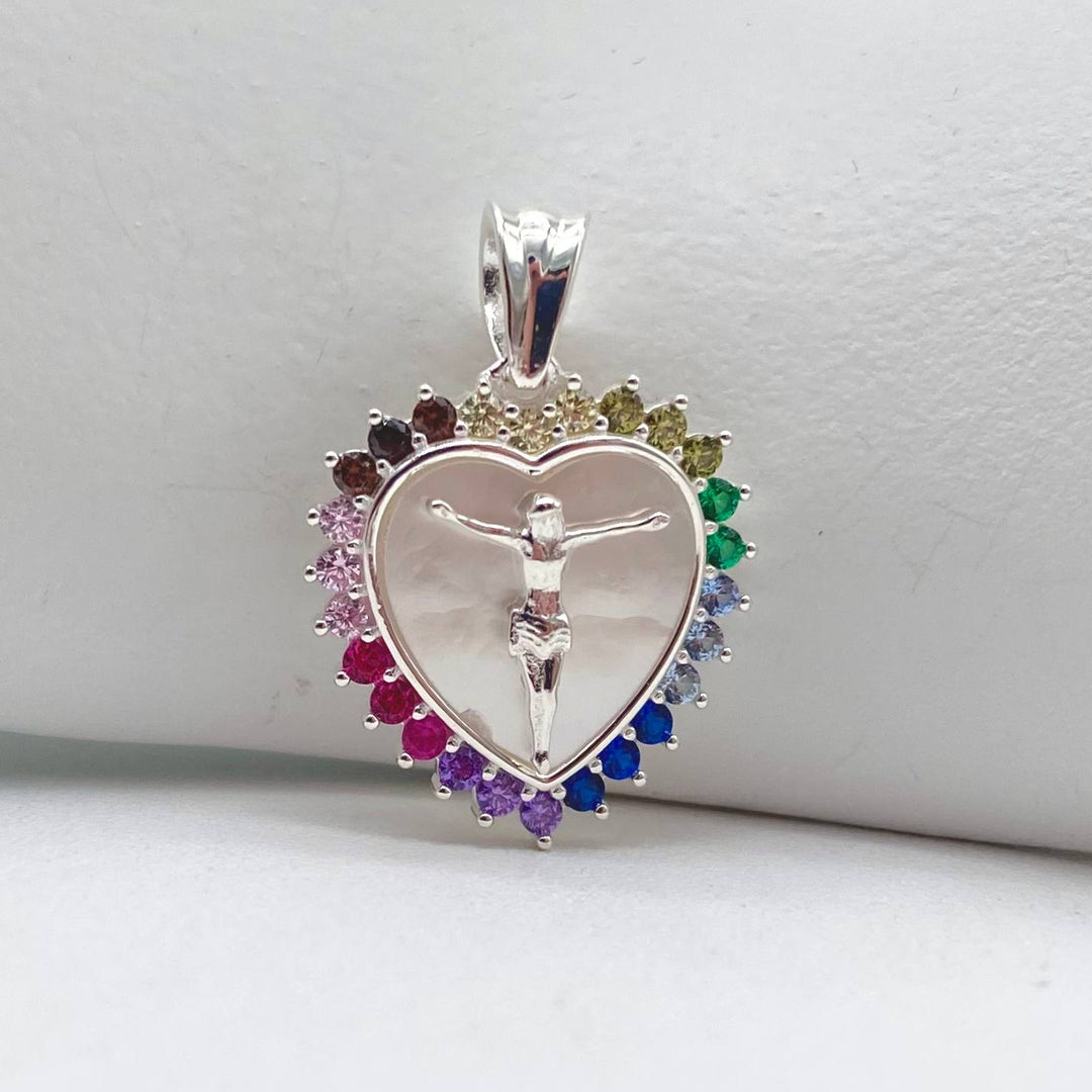 DIJE CORAZON SILUETA