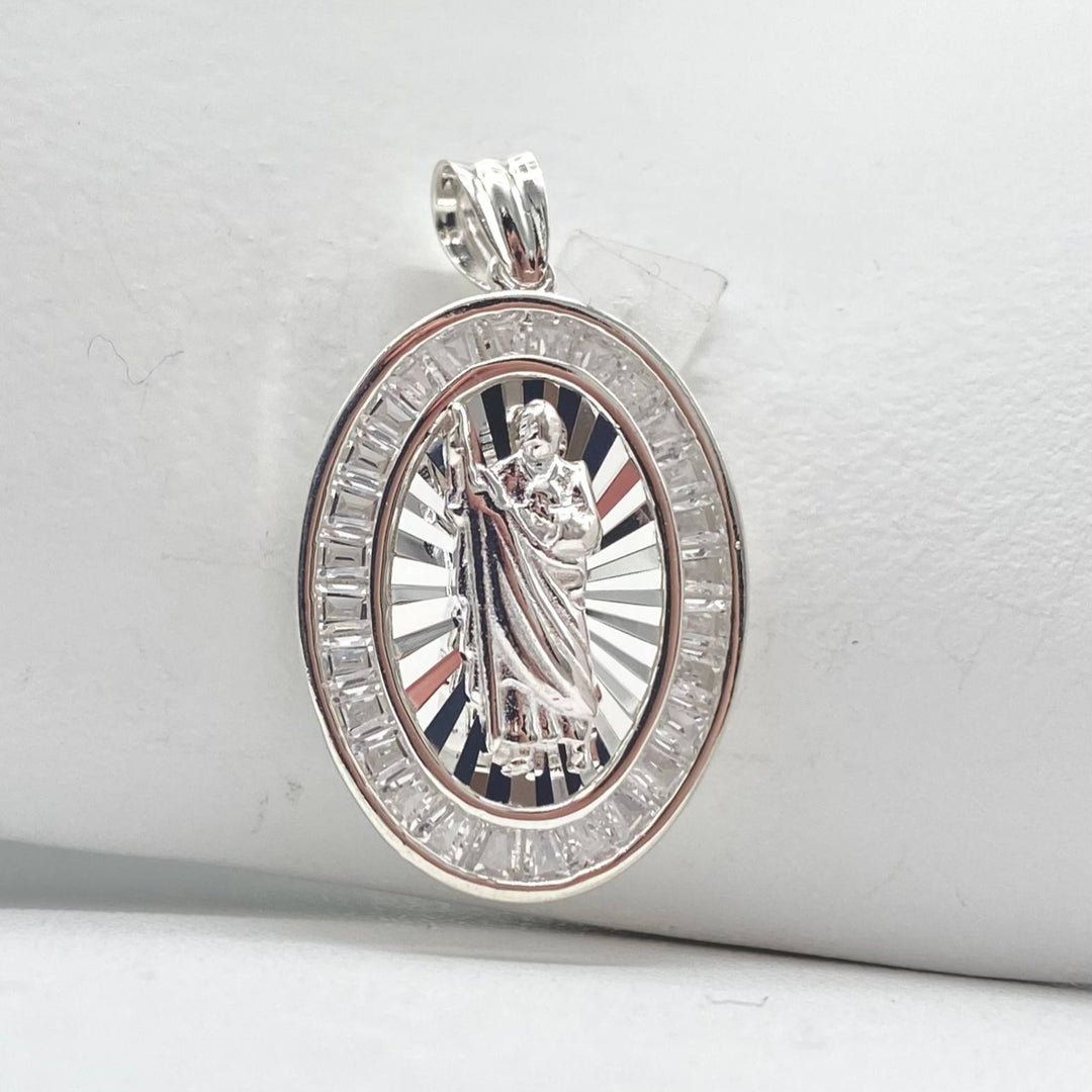 MEDALLA SAN JUDAS PLATA 925