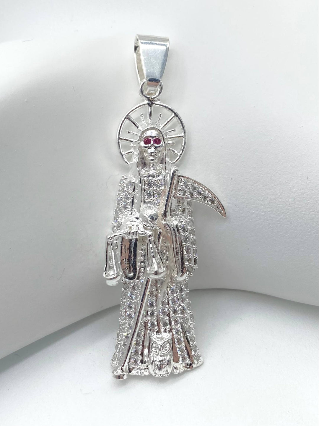 DIJE MUERTE PLATA 925