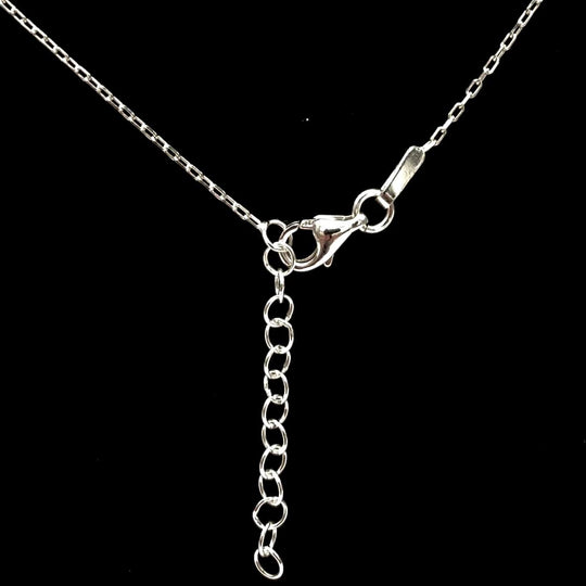 CADENA DIJE CORAZON PLATA 925