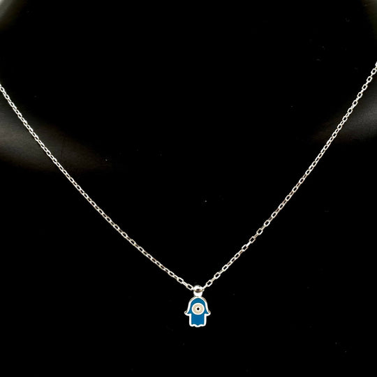 CADENA DIJE MANO DE FATIMA PLATA 925