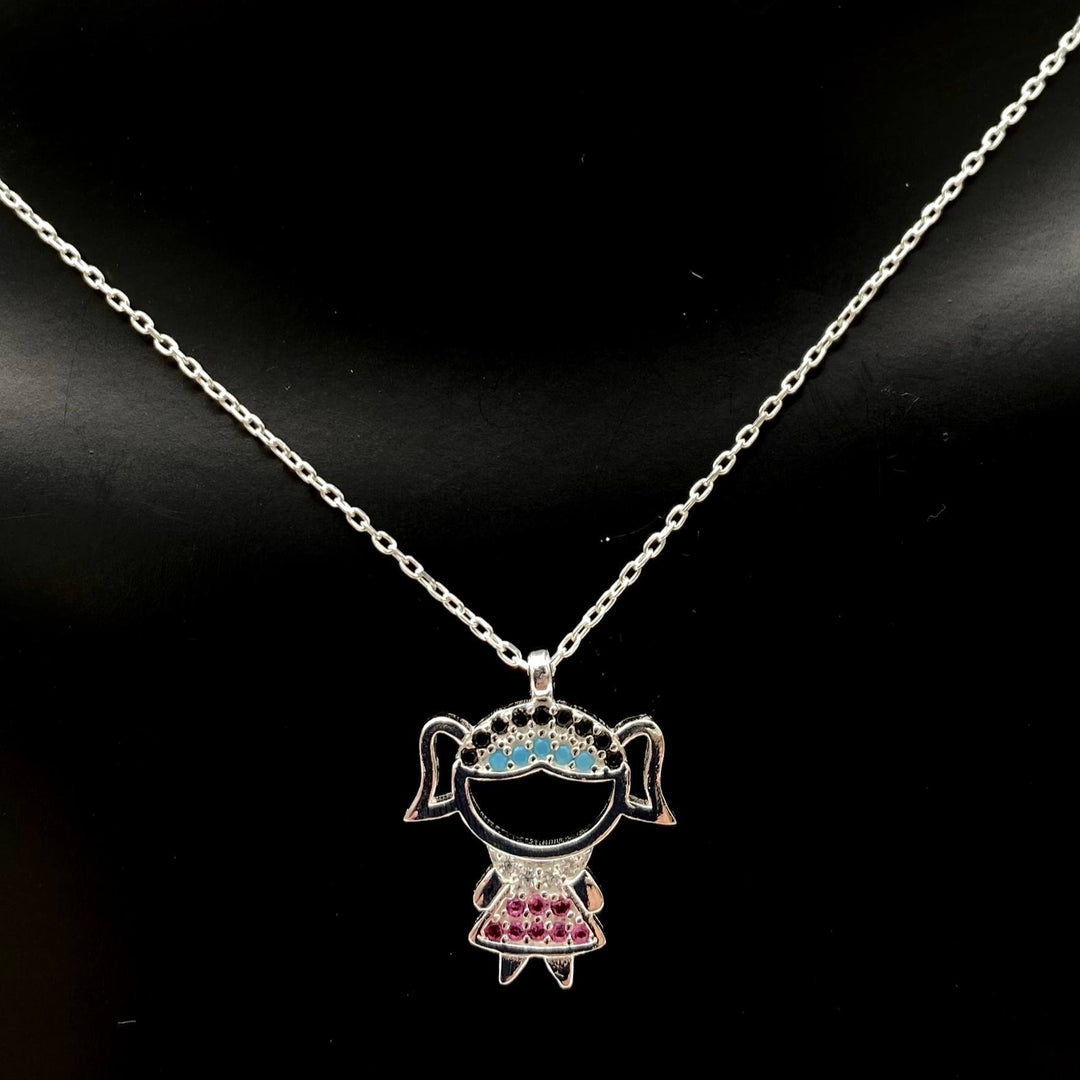 CADENA DIJE NINA PLATA 925