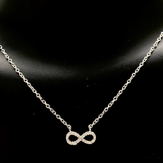 CADENA CON DIJE INFINITO PLATA 925
