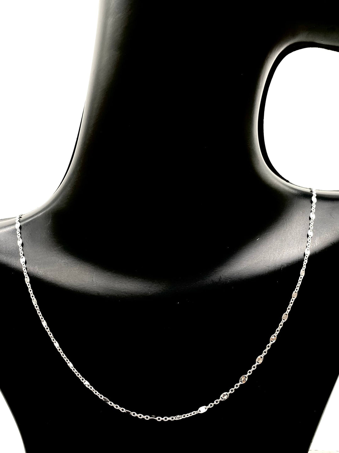 CADENA GUSSI DIAMANTADO PLATA 925