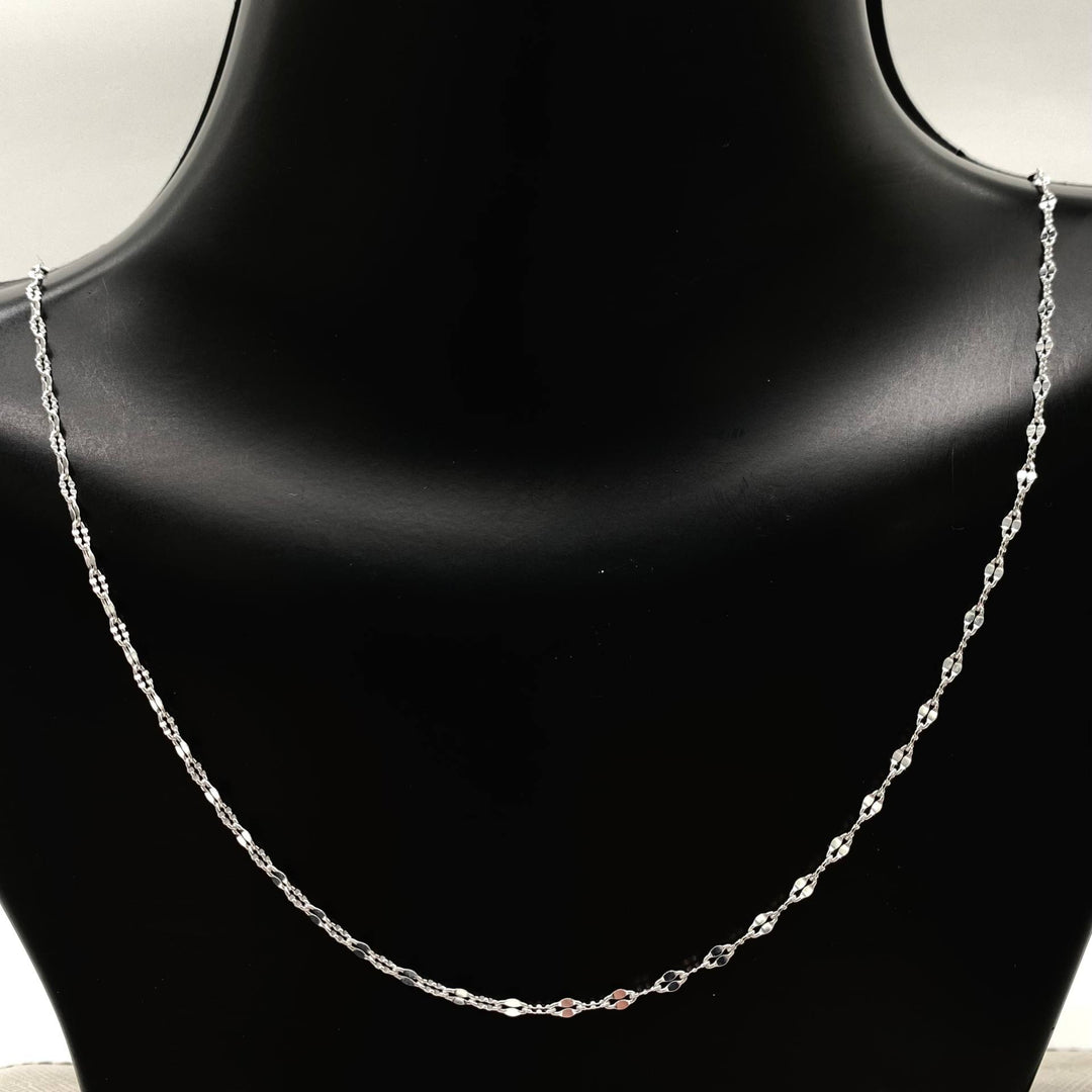 CADENA GUSSI TORSAL PLATA 925