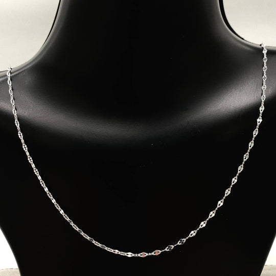CADENA GUSSI TORSAL PLATA 925