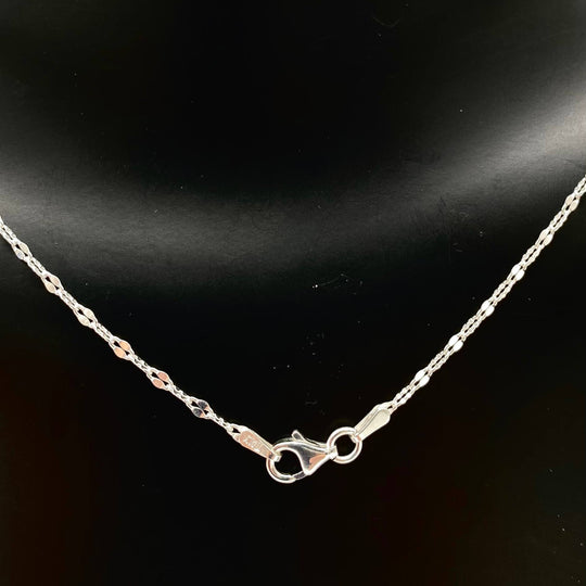 CADENA GUSSI TORSAL PLATA 925