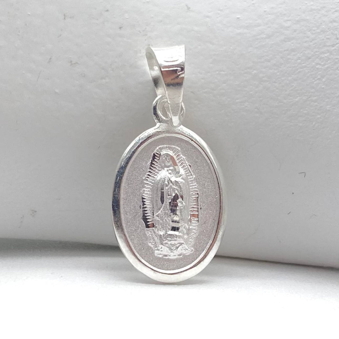 MEDALLA VIRGEN GUADALUPE PLATA 925