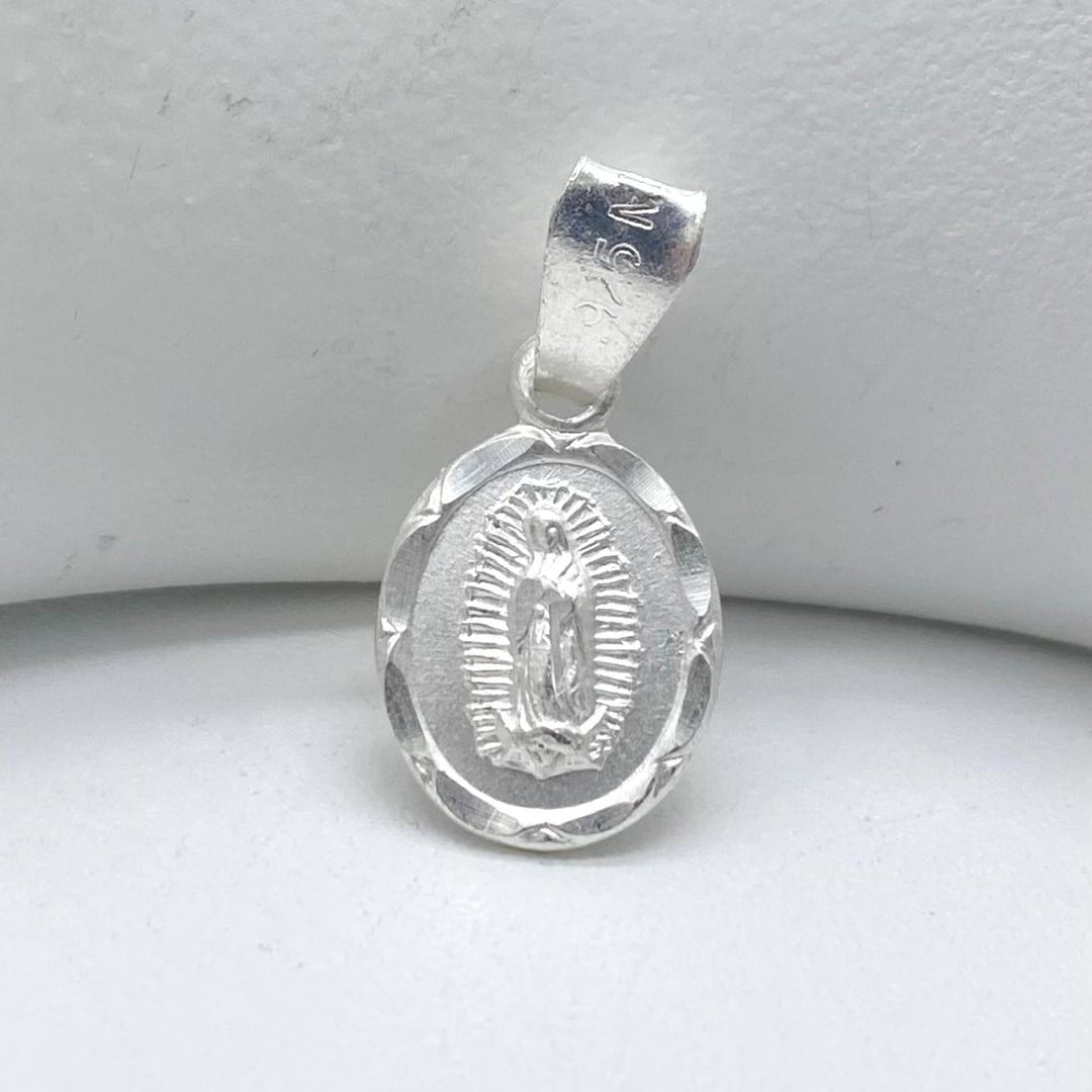 MEDALLA VIRGEN GUADALUPE PLATA 925