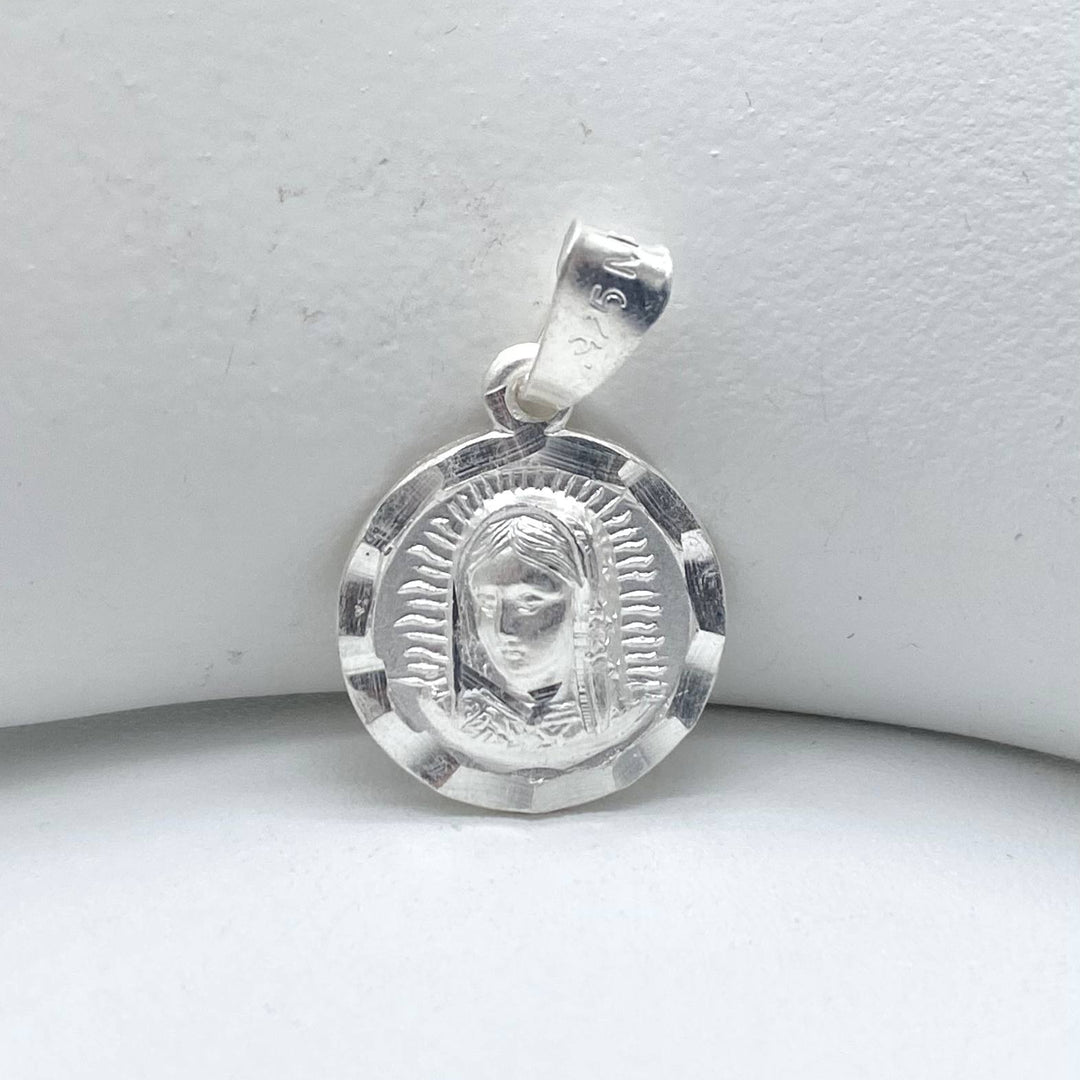 MEDALLA VIRGEN GUADALUPE PLATA 925