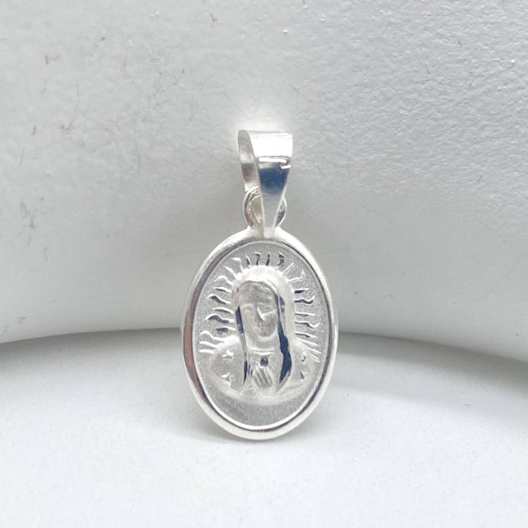 MEDALLA VIRGEN PLATA 925