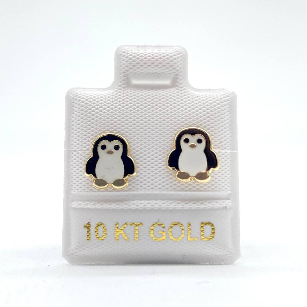 BROQUEL ORO 10K PINGUINO