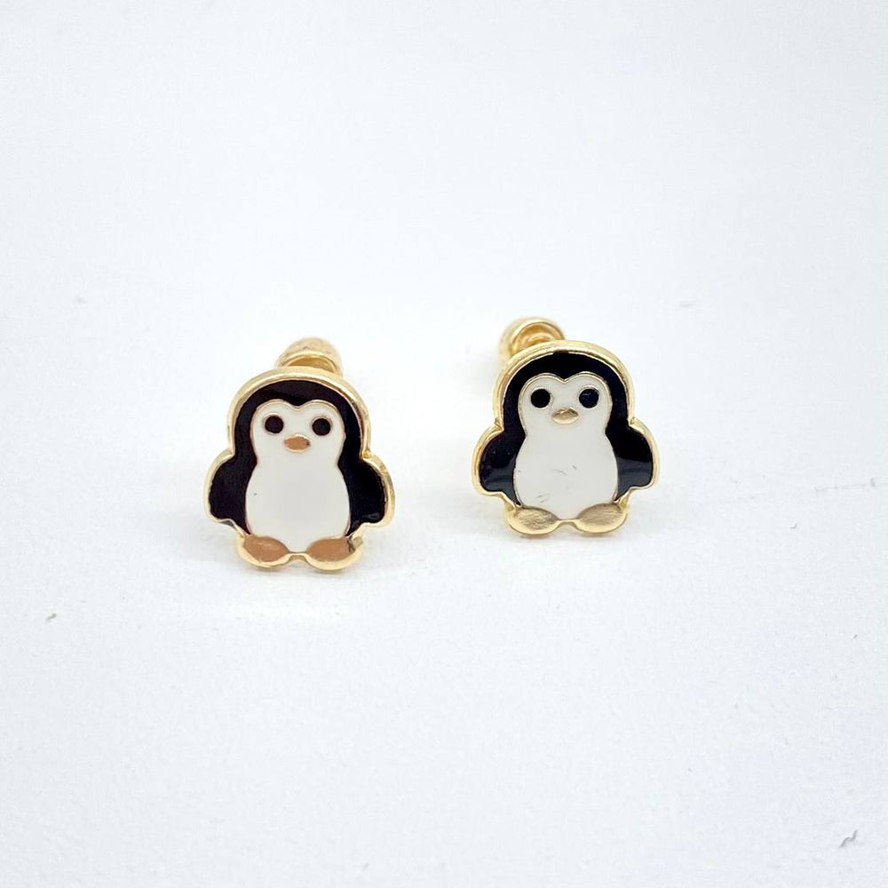 BROQUEL ORO 10K PINGUINO