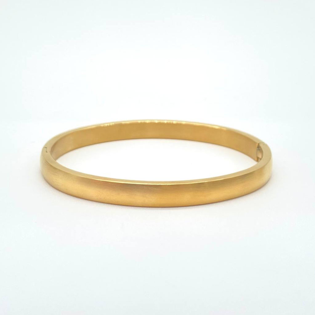 BRAZALETE DORADO MATE