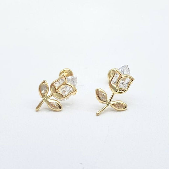 BROQUEL ORO 10K TULIPAN