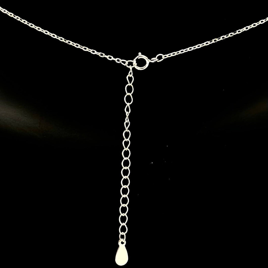 CADENA CON DIJE MOÑO PLATA 925