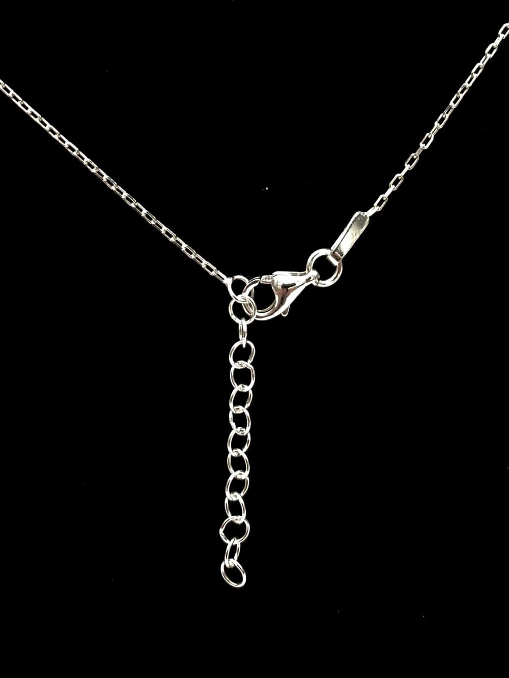 CADENA CON DIJE CUADRO PLATA 925