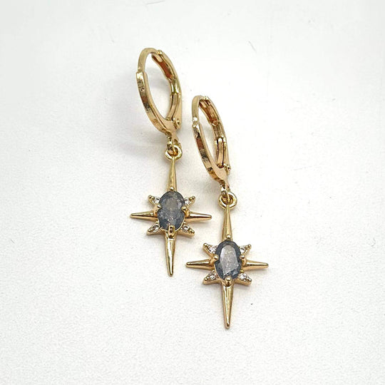 HUGGIE ESTRELLA- CHAPA DE ORO 18K | MAEL