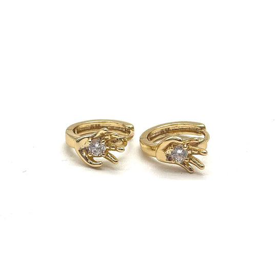 HUGGIE MANO - CHAPA DE ORO 18K | MAEL