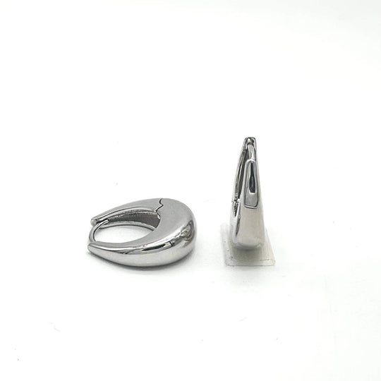 Huggie Argolla Lisa - Chapa De Rodio | Mael