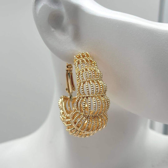 Arracada Canasta - Chapa De Oro 18K | Mael