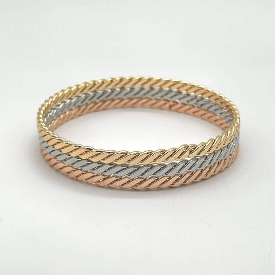 Trio De Pulseras Fin De Semana - Chapa De Oro 18K | Mael