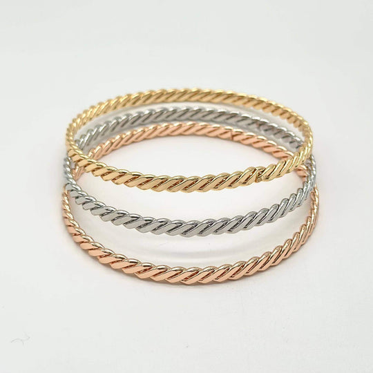 Trio De Pulseras Fin De Semana - Chapa De Oro 18K | Mael