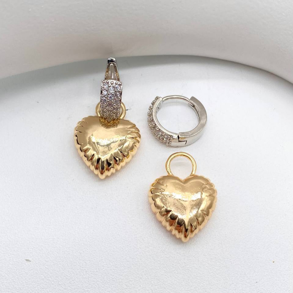 ARETE CORAZON BICOLOR