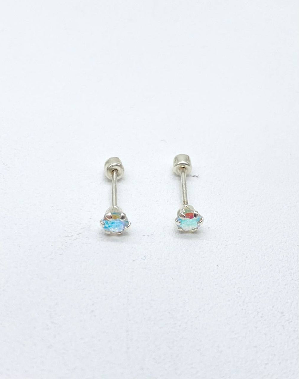 BROQUEL RECTO #3 TORNASOL PLATA 925.