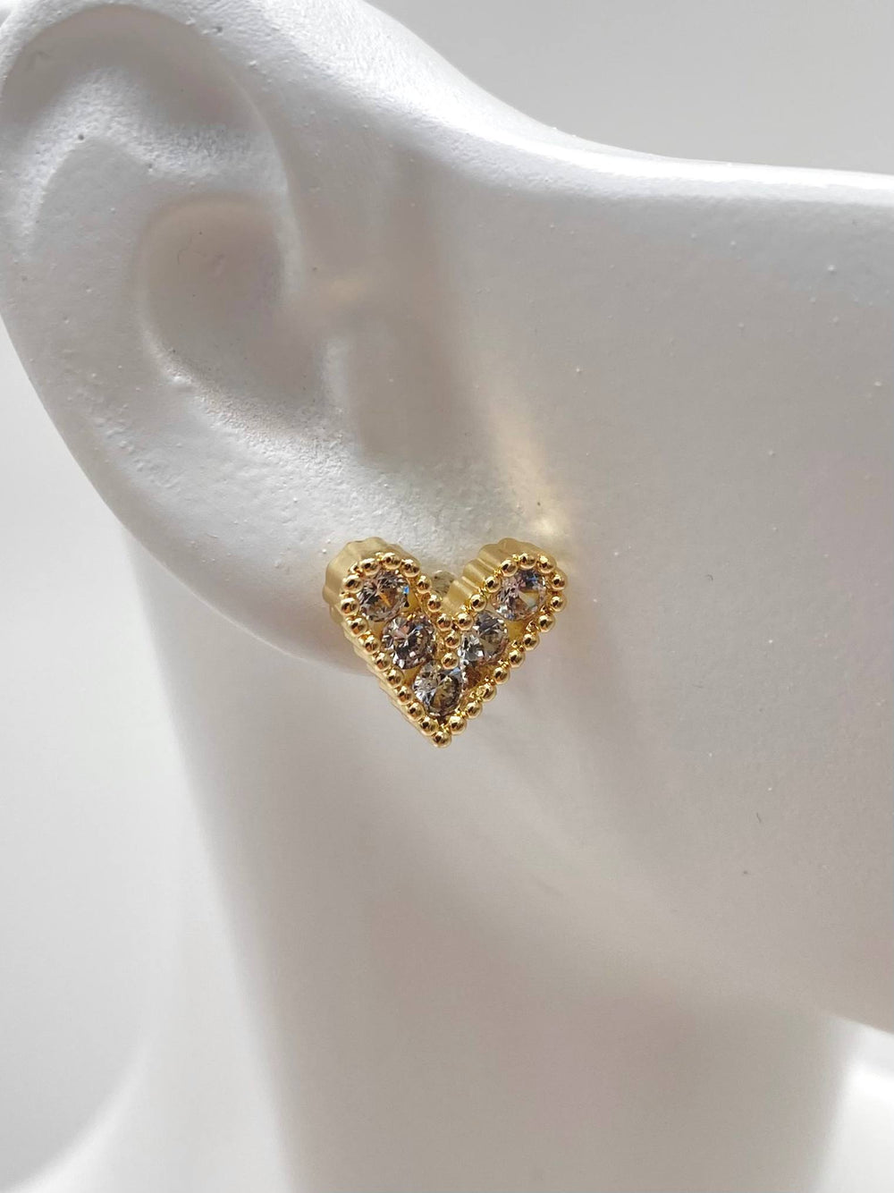 BROQUEL CORAZON CHAPA DE ORO 18K