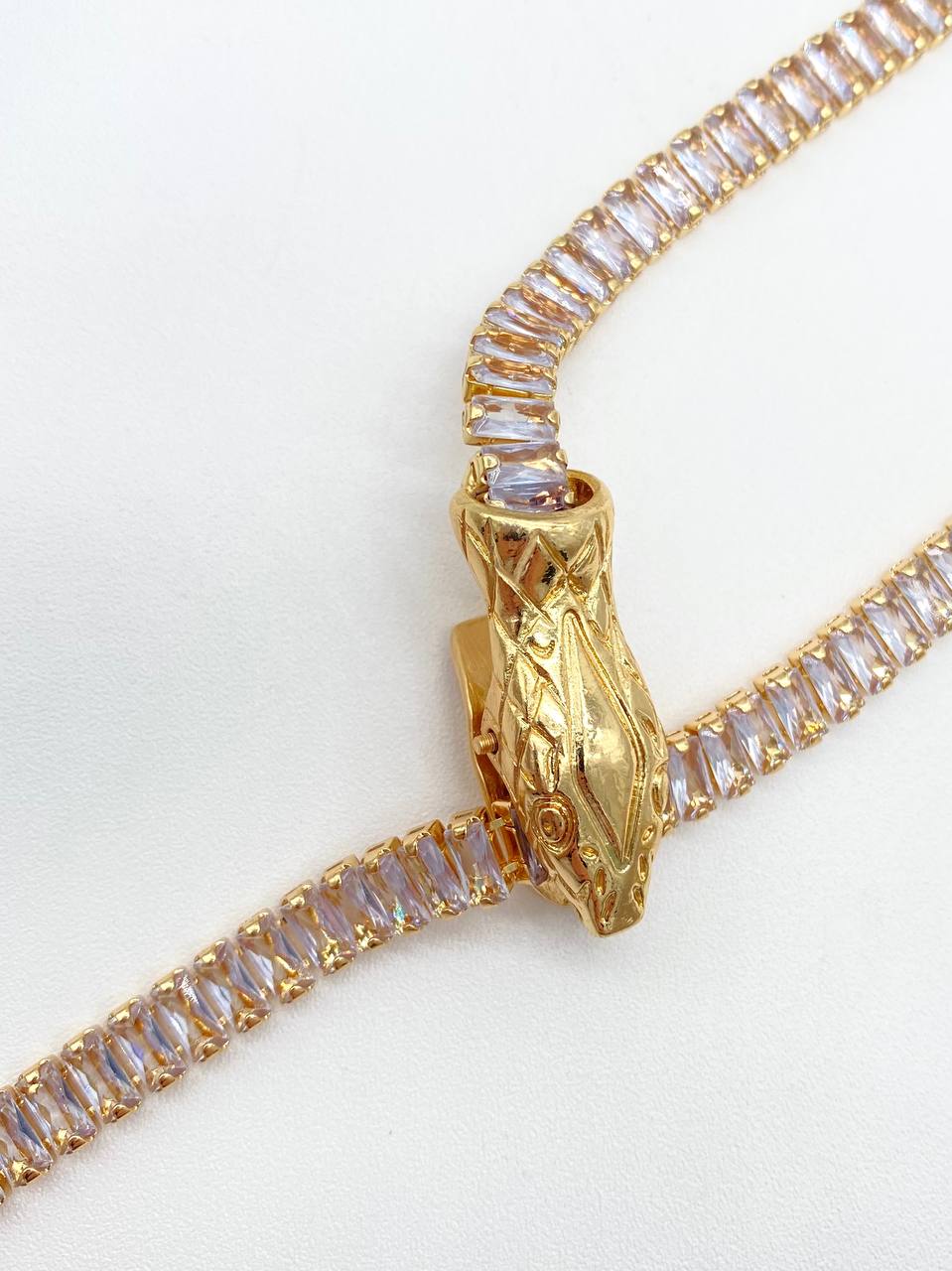 CADENA VIBORA CHAPA DE ORO 18K