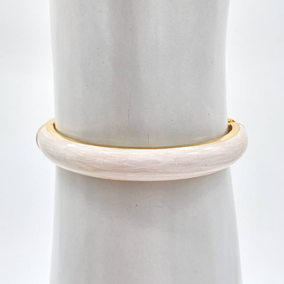 BRAZALETE BLANCO CHAPA DE ORO 18K